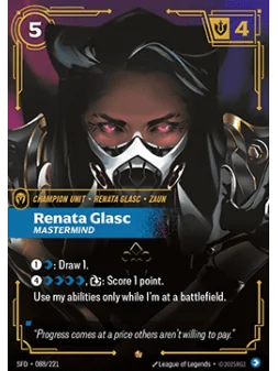 Compra Renata Glasc, Mastermind (V.1 - Epic) de Riftbound al mejor pre