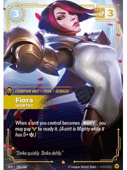 Compra Fiora, Worthy (V.1 - Epic) de Riftbound al mejor precio (2,69 €