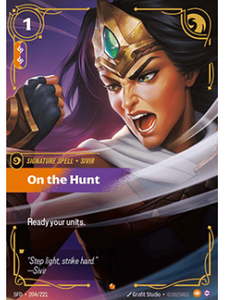 On the Hunt de Riftbound en 02 - Spiritforged | La Cueva Roja