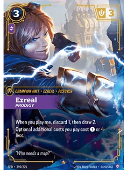 Compra Ezreal, Prodigy (V.1 - Epic) de Riftbound al mejor precio (50,0