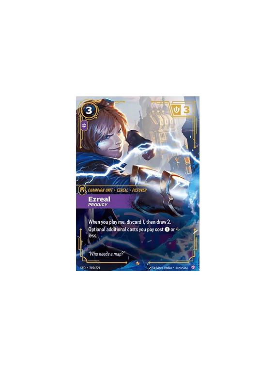 Compra Ezreal, Prodigy (V.1 - Epic) de Riftbound al mejor precio (50,0