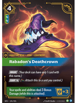 Rabadon's Deathcrown de Riftbound en 02 - Spiritforged | La Cueva Roja