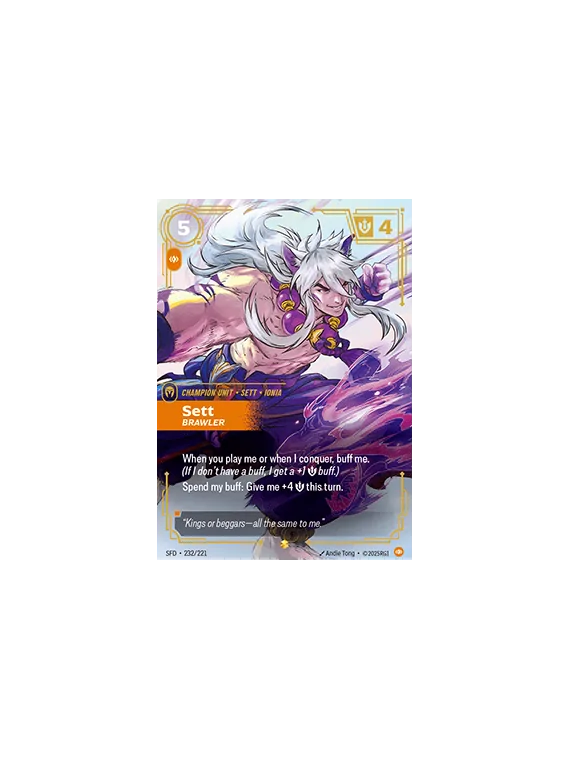 Compra Sett, Brawler (V.1 - Showcase) de Riftbound al mejor precio (72