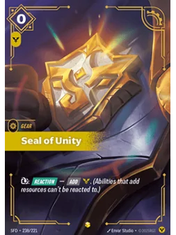 Compra Seal of Unity de Riftbound al mejor precio (50,00 €)