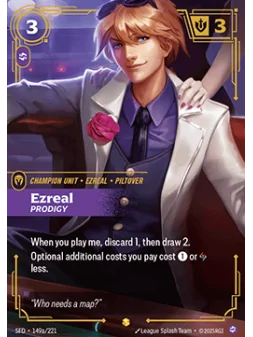 Compra Ezreal, Prodigy (V.2 - Showcase) de Riftbound al mejor precio (