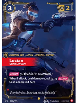 Compra Lucian, Gunslinger (V.2 - Showcase) de Riftbound al mejor preci
