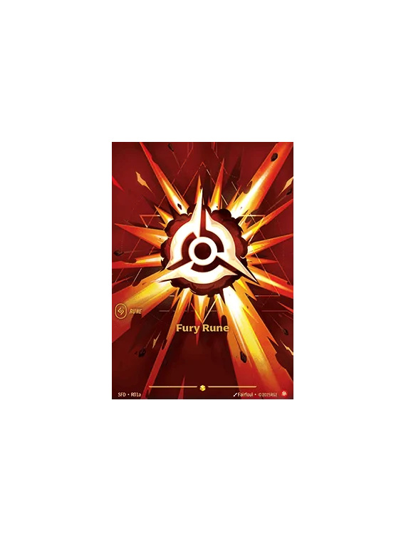 Compra Fury Rune (V.2 - Showcase) de Riftbound al mejor precio (10,00 