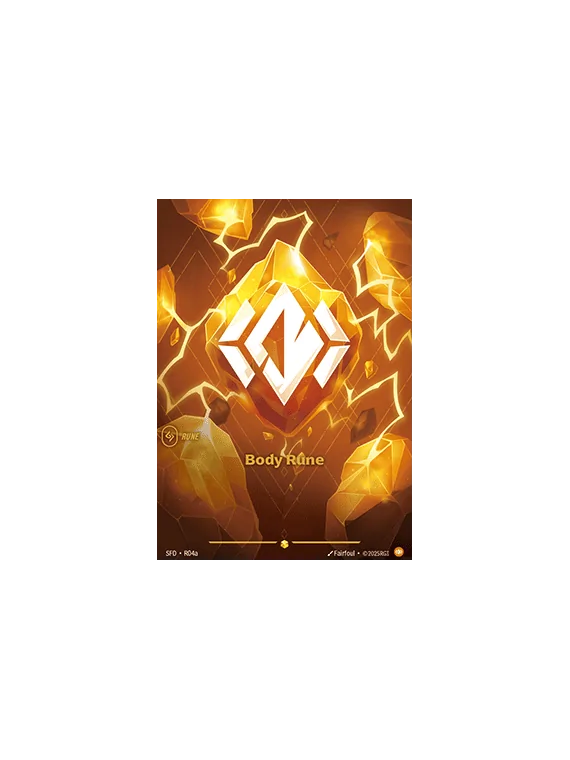 Compra Body Rune (V.2 - Showcase) de Riftbound al mejor precio (10,00 