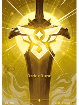 Order Rune (V.2 - Showcase) de Riftbound en 02 - Spiritforged | La Cueva Roja