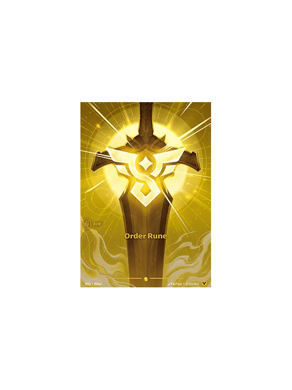 Compra Order Rune (V.2 - Showcase) de Riftbound al mejor precio (10,00