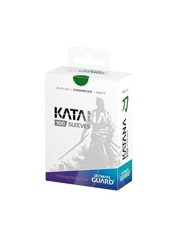Compra Ultimate Guard Katana Sleeves Tamaño Estándar Verde (100) de Ul