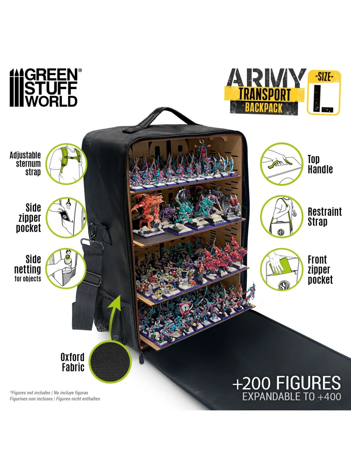 Compra Mochila Transporte Miniaturas de Green Stuff World al mejor pre