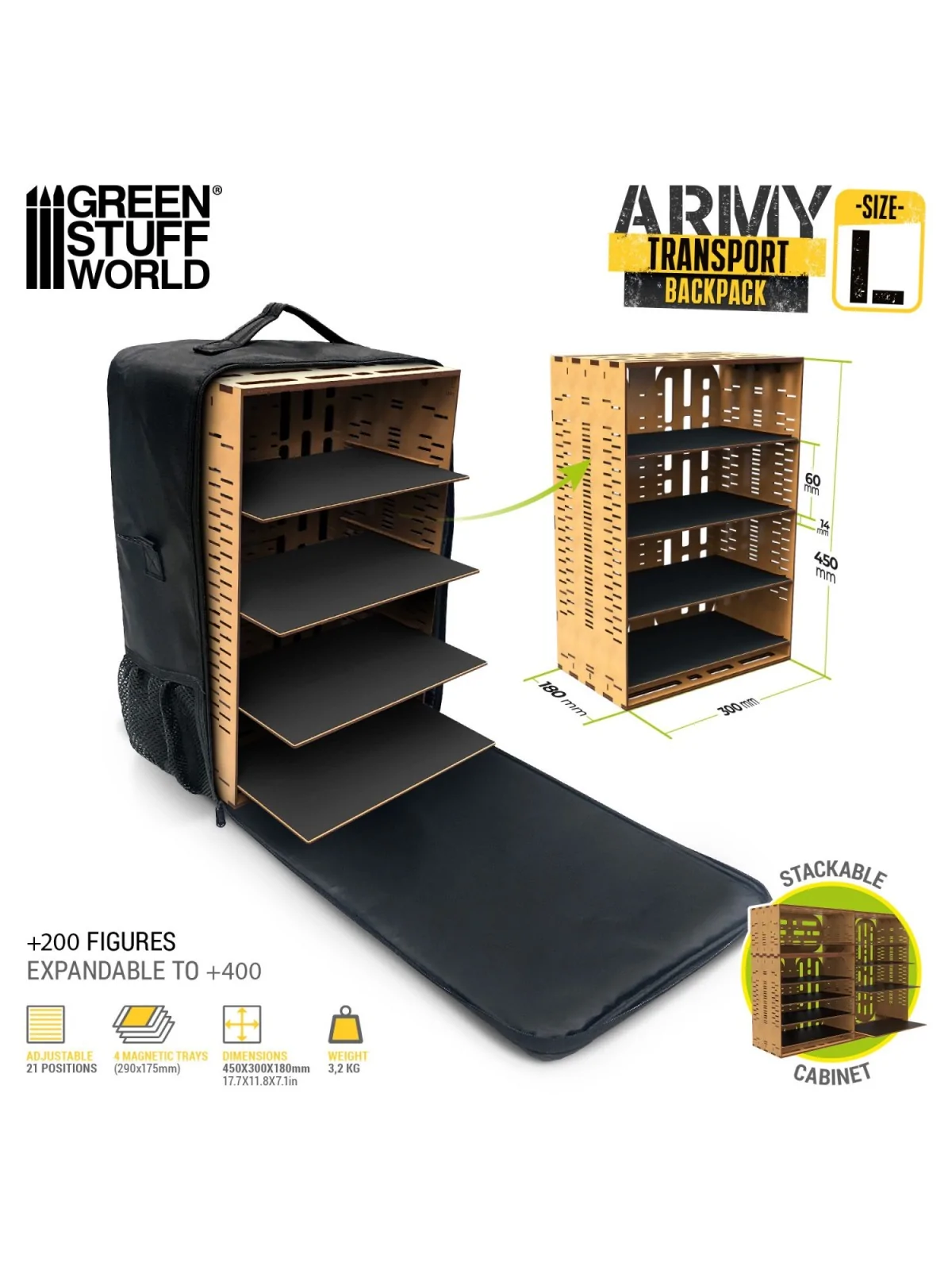 Compra Mochila Transporte Miniaturas de Green Stuff World al mejor pre