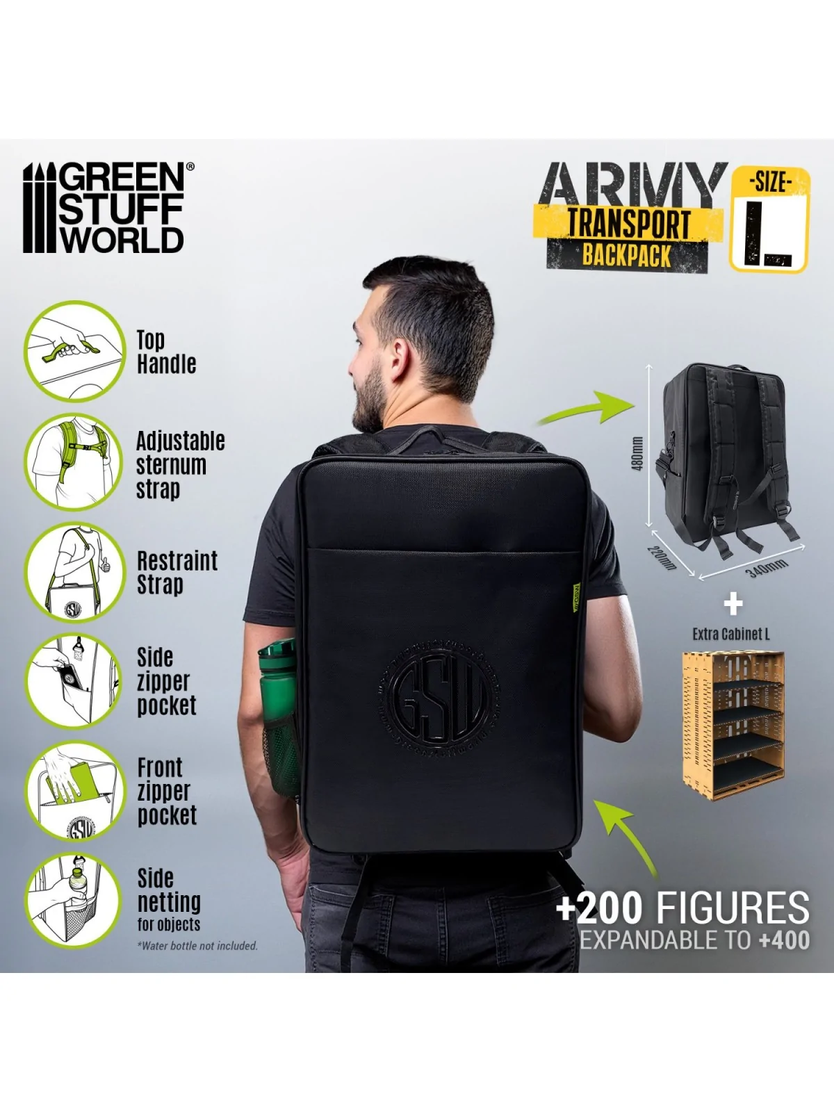 Compra Mochila Transporte Miniaturas de Green Stuff World al mejor pre