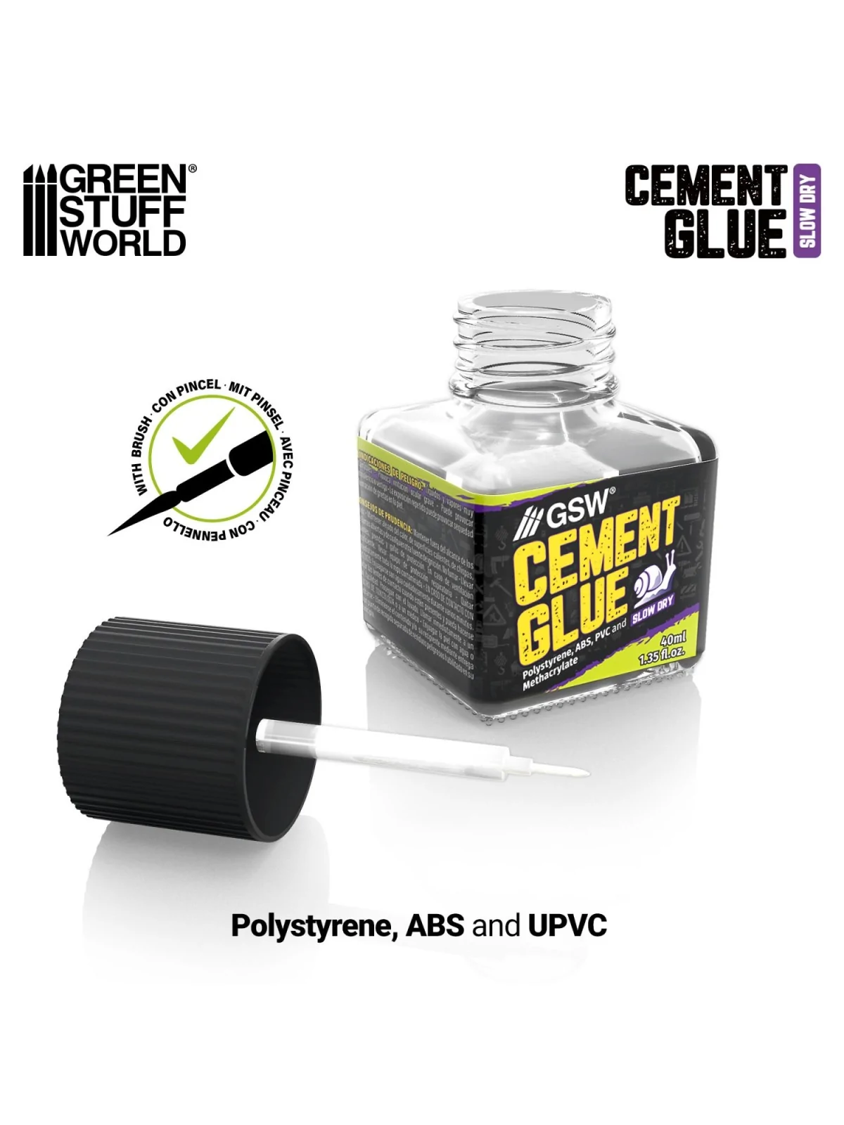 Compra Pegamento para Plásticos Lento 40ml de Green Stuff World al mej