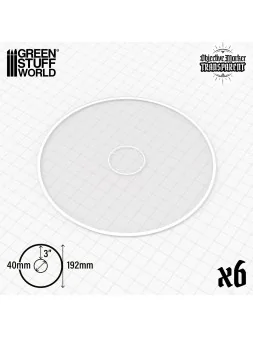 Compra Marcadores de Objetivos Básicos Wh40k Compatibles Transparentes