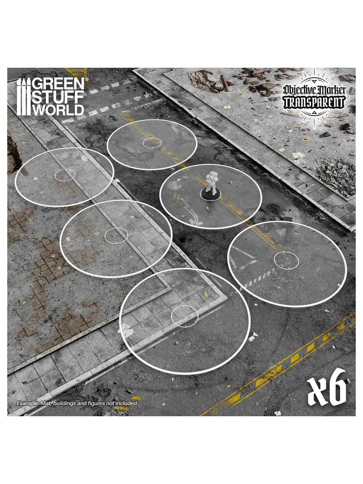 Compra Marcadores de Objetivos Básicos Wh40k Compatibles Transparentes