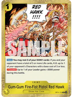 Compra Gum-Gum Fire-Fist Pistol Red Hawk (OP11-114) (V.1) de Bandai al