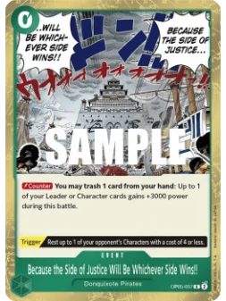 Compra Because the Side of Justice Will Be Whichever Side Wins!! (OP05