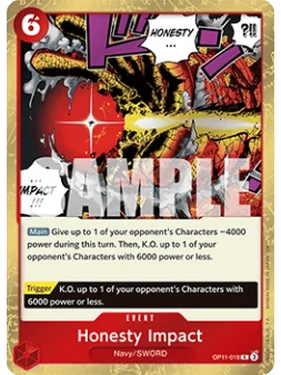 Compra Honesty Impact (OP11-018) (V.1) de Bandai al mejor precio (0,30