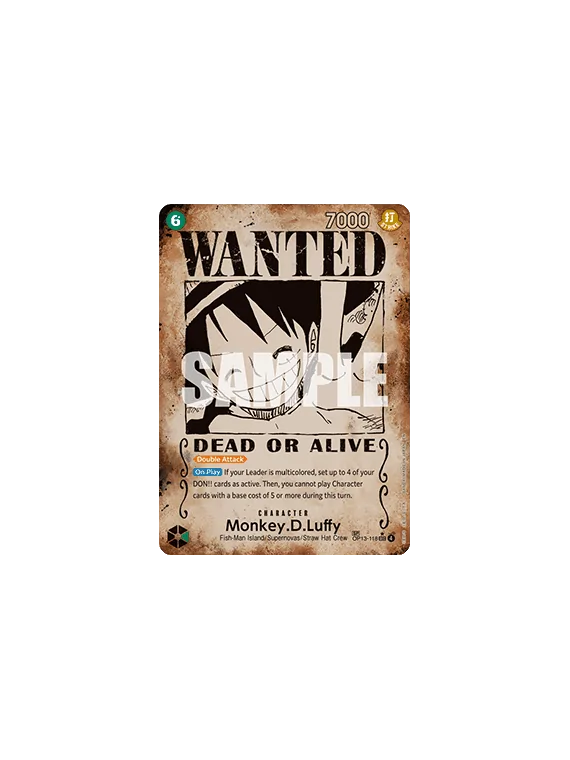 Compra Monkey.D.Luffy (OP13-118) (V.3) de Bandai al mejor precio (380,