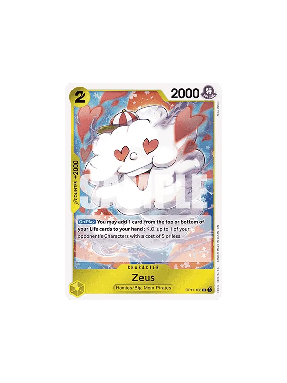Compra Zeus (OP11-106) (V.1) de Bandai al mejor precio (1,00 €)
