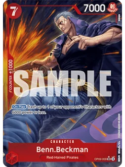 Compra Benn.Beckman (OP09-009) (V.2) de Bandai al mejor precio (9,90 €