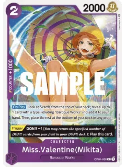 Compra Miss.Valentine(Mikita) (OP04-066) de Bandai al mejor precio (0,