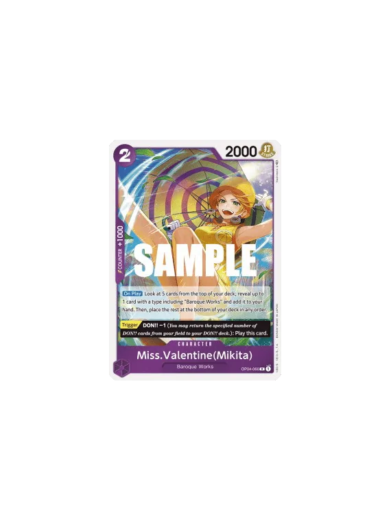Compra Miss.Valentine(Mikita) (OP04-066) de Bandai al mejor precio (0,