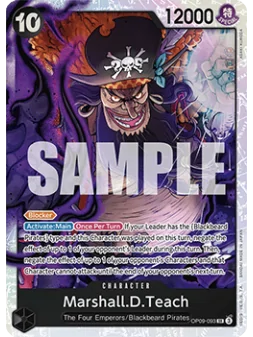 Compra Marshall.D.Teach (OP09-093) (V.1) de Bandai al mejor precio (1,