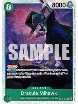 Compra Dracule Mihawk (OP12-030) (V.1) de Bandai al mejor precio (4,95