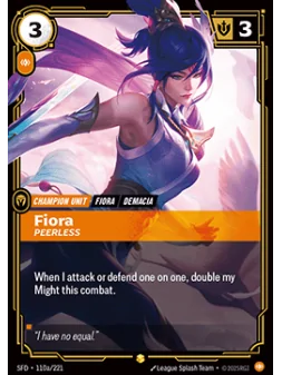 Compra Fiora, Peerless (V.2 - Showcase) de Riftbound al mejor precio (