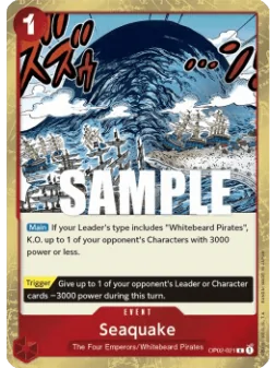 Compra Seaquake (OP02-021) de Bandai al mejor precio (0,25 €)