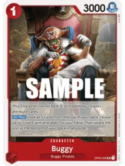 Compra Buggy (OP03-008) de Bandai al mejor precio (0,50 €)