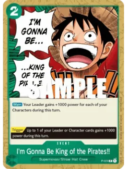 Compra I'm Gonna Be King of the Pirates!! (P-024) de Bandai al mejor p