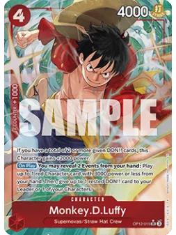 Compra Monkey.D.Luffy (OP12-015) (V.2) de Bandai al mejor precio (12,0