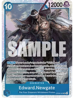 Compra Edward.Newgate (OP08-043) (V.1) de Bandai al mejor precio (0,50