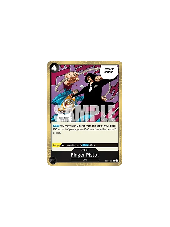 Compra Finger Pistol (EB01-051) (V.1) de Bandai al mejor precio (0,20 