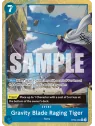 Compra Gravity Blade Raging Tiger (OP06-058) (V.2) de Bandai al mejor 
