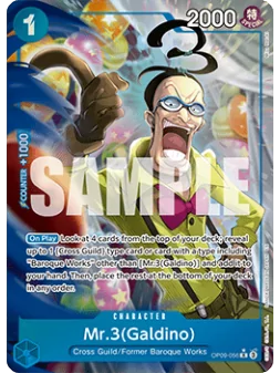 Compra Mr.3(Galdino) (OP09-056) (V.2) de Bandai al mejor precio (4,00 