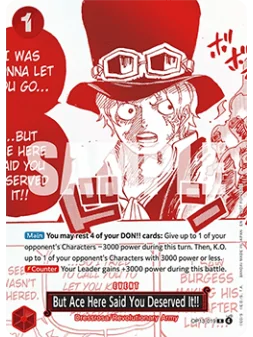 Compra But Ace Here Said You Deserved It!! (OP13-019) (V.1) de  al mej