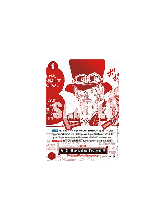 Compra But Ace Here Said You Deserved It!! (OP13-019) (V.1) de  al mej