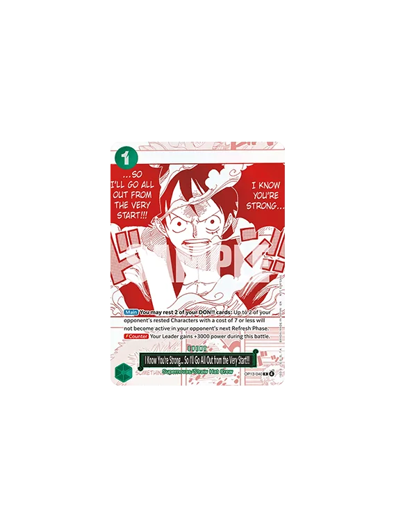 Compra I Know You're Strong... So I'll Go All Out from the Very Start!