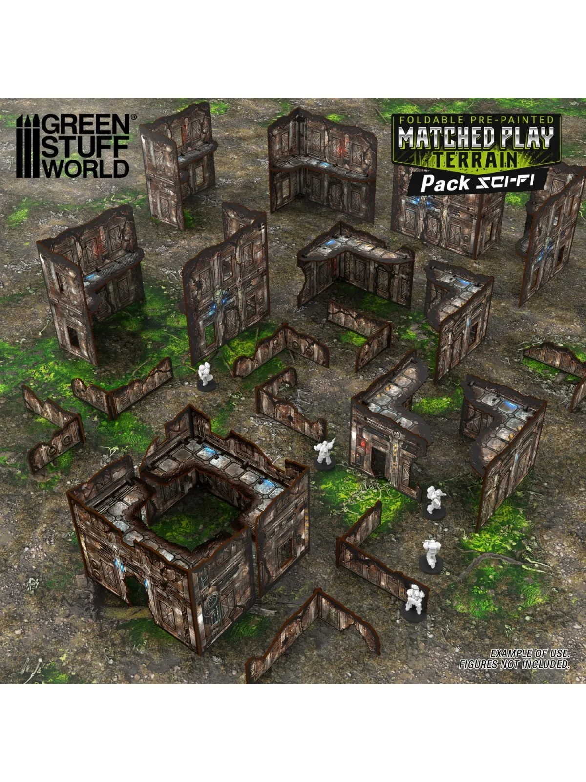 Compra Pack de Escenografía Matched Play Plegable Pre-Pintada: Sci-Fi 