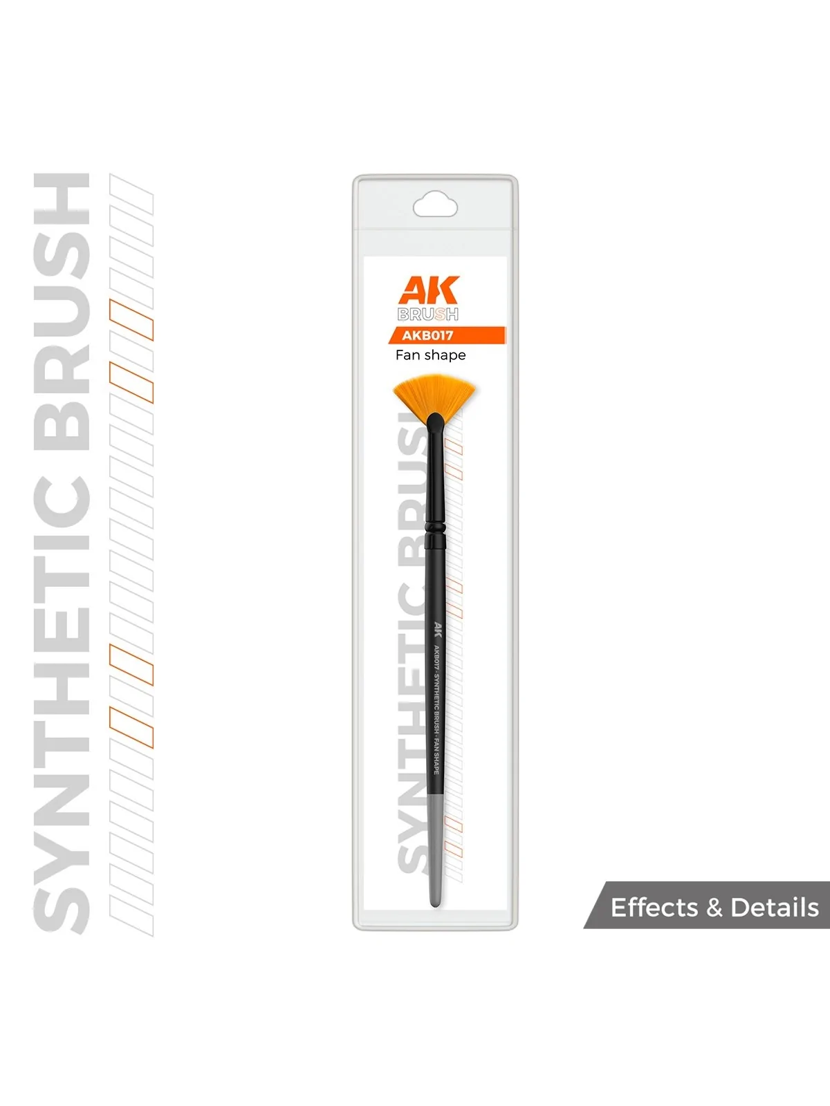Compra AK Synthetic Brush: Fan Shape (AKB017) de AK Interactive al mej