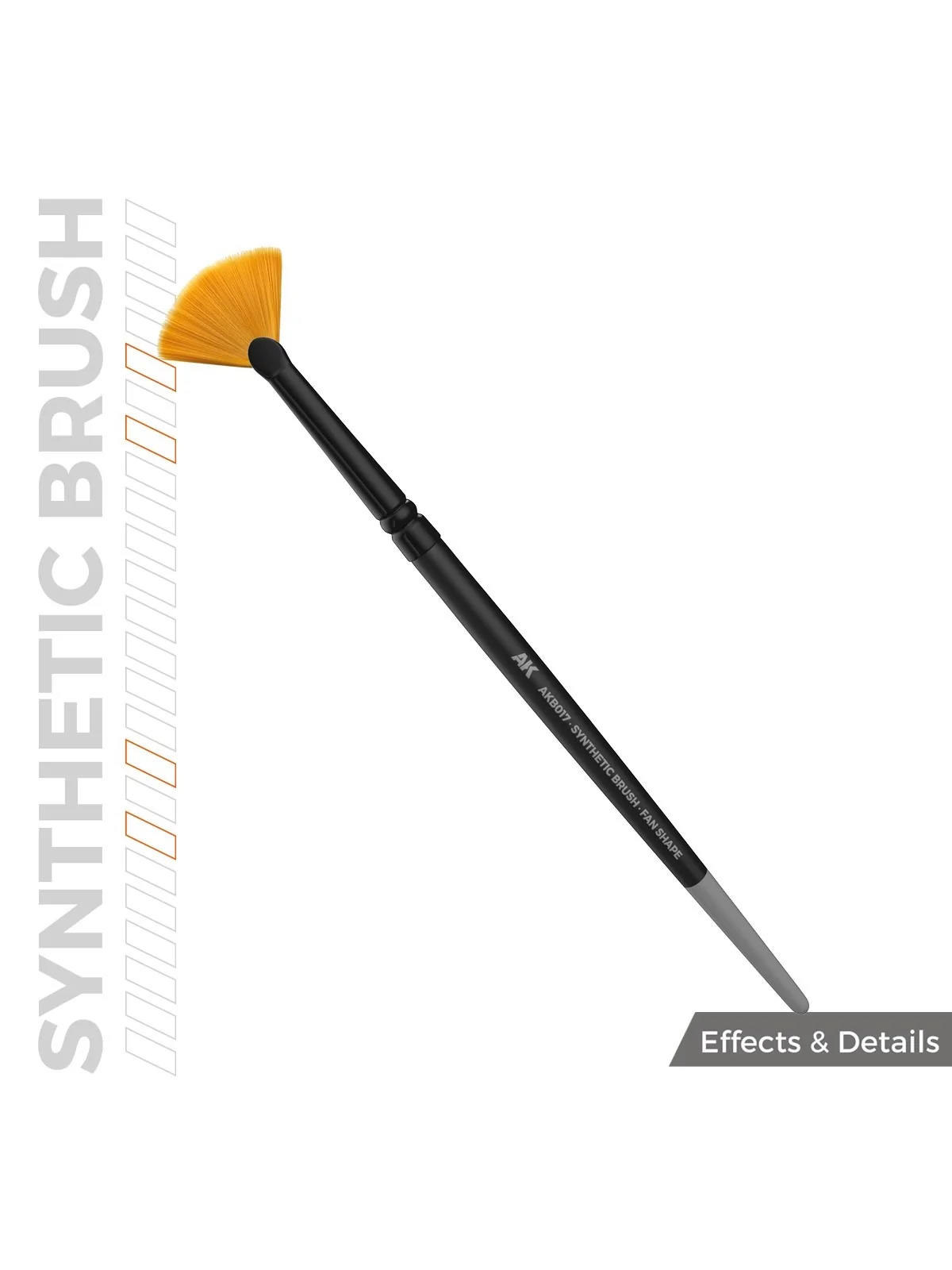 Compra AK Synthetic Brush: Fan Shape (AKB017) de AK Interactive al mej
