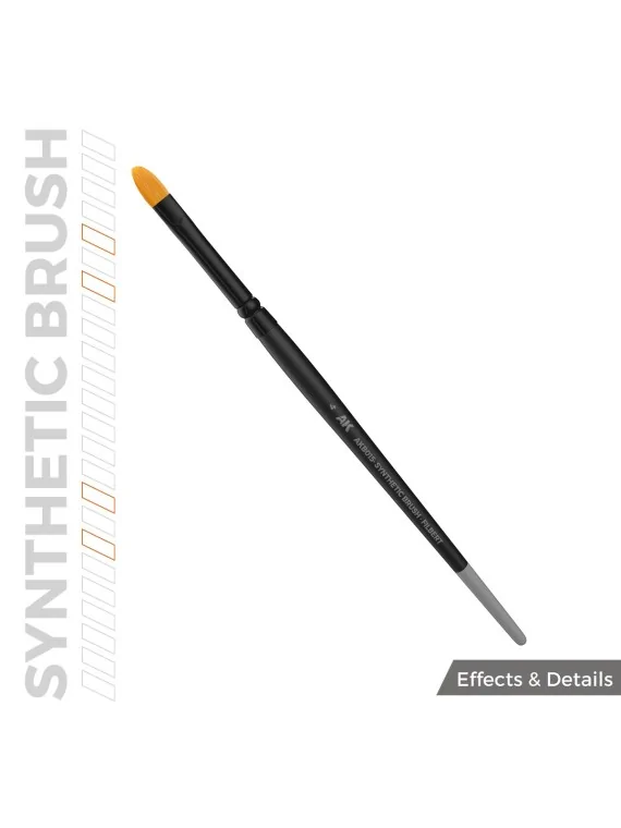 Compra AK Synthetic Brush: Filbert 4 (AKB015) de AK Interactive al mej