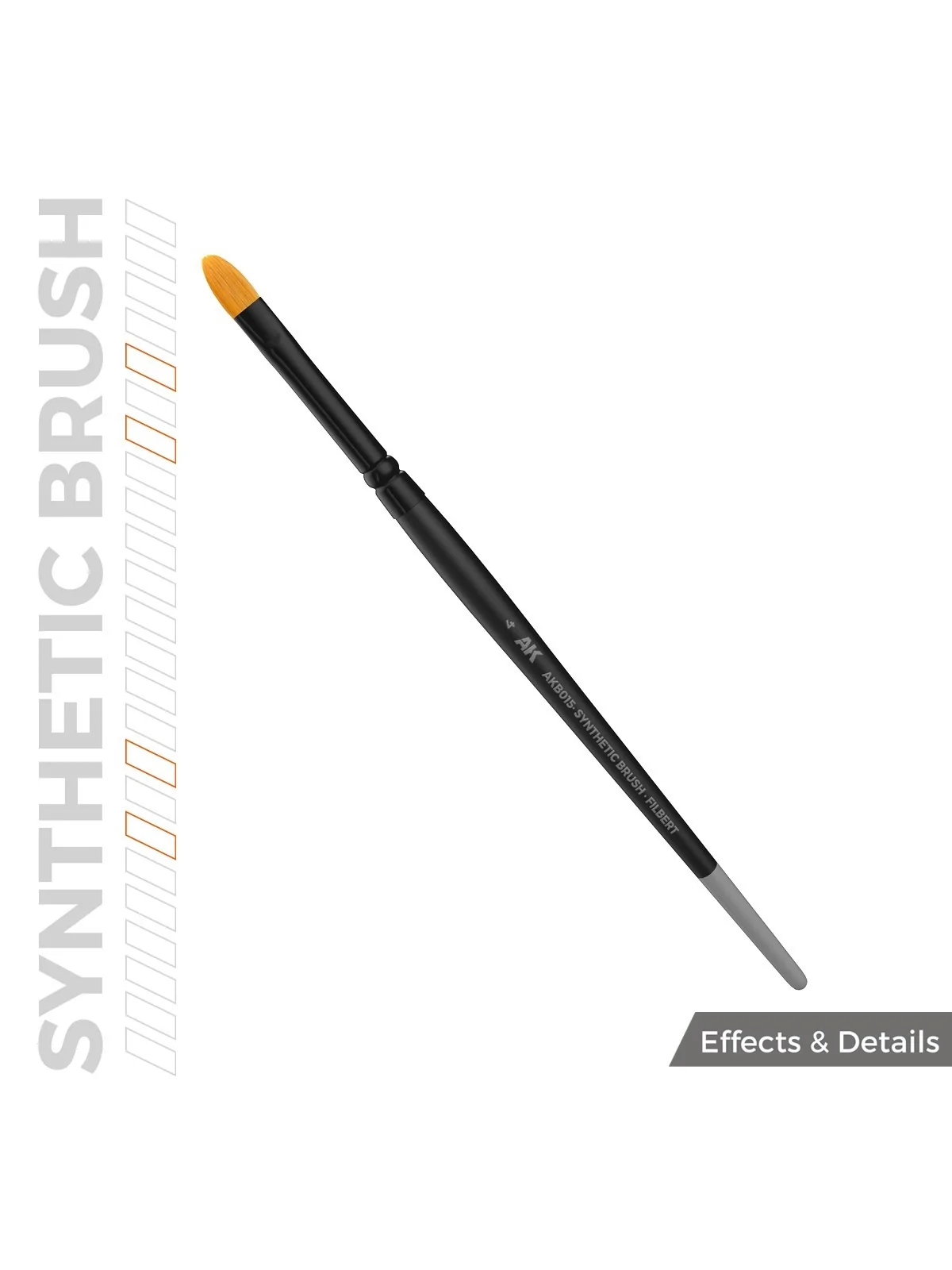 Compra AK Synthetic Brush: Filbert 4 (AKB015) de AK Interactive al mej