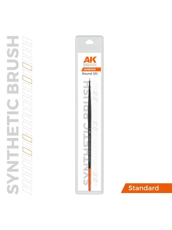 Compra AK Synthetic Brush: Round 3/0 (AKB005) de AK Interactive al mej
