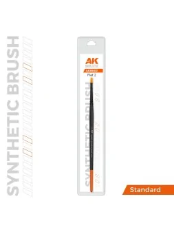 Compra AK Synthetic Brush: Flat 2 (AKB002) de AK Interactive al mejor 
